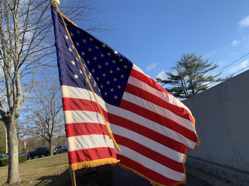 SUSAN JOHNS/Wiscasset Newspaper Veterans Day service