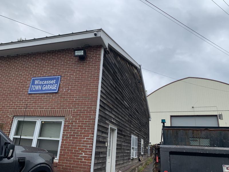 The public works department on Sand Hill Road, Wiscasset. SUSAN JOHNS/Wiscasset Newspaper Sewer plant move issue