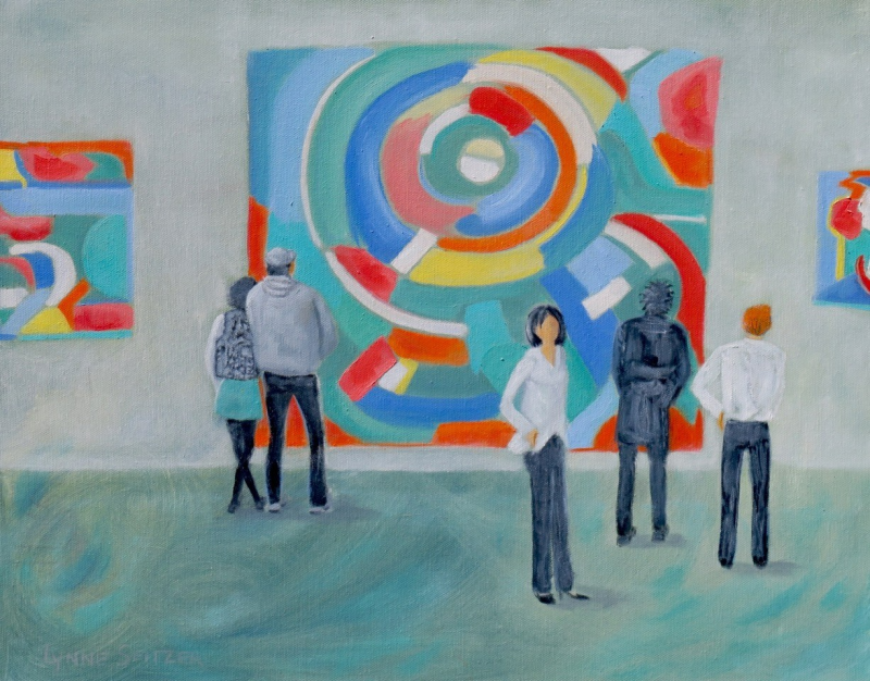 "Cul-Chah" - 16" x 20" - oil on linen - Lynne Seitzer. Courtesy of the artist