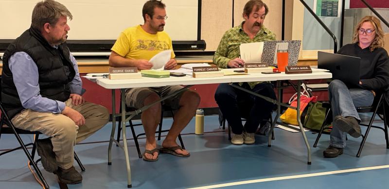 Edgecomb selectmen meet Oct. 28. BILL PEARSON/Boothbay Register Edgecomb selectmen