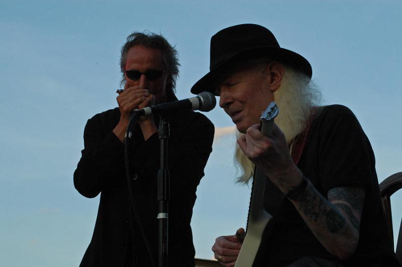 Johnny Winter and James Montgomery. Opera House. July 10. Got tickets? Best hurry! Mike Martin photo