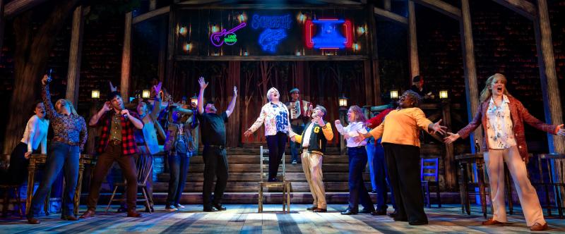 MSMT's ensemble cast of "Come From Away" now playing at the Pickard Theatre at Bowdoin College. Jared Morneau Photography