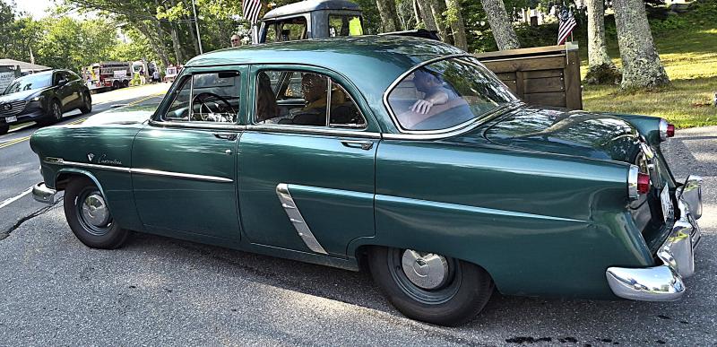 Jim Olson’s 1952 Ford Customline sedan garnered the first-place trophy at Saturday’s Williams-Fossett Vintage Car Show in Bristol. Courtesy photo