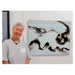 Korean born artist Kichung Lizee welcomes experienced artists and beginners to her June 10 Asian brush painting workshop at the Maine Art Gallery. Courtesy of the artist