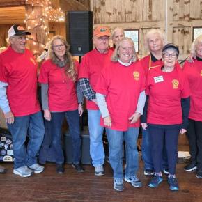 Volunteers at the Karl's Kids community day Oct. 18 at Duck Puddle Campground in Nobleboro. Courtesy Mike Hall