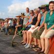 Richard Jordan's family at the Wiscasset Raceway. SUSAN JOHNS Wiscasset Newspaper
