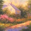 "Monhegan Island Spring" by Sylvia Dyer.