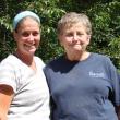 Sea-Vu Farm's trainer, Katie Yereance, left, with the farm's owner, Dawn Murphy. SUSAN JOHNS/Wiscasset Newspaper 