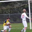 Nate Mills makes a save with St. Doms. KATHY ONORATO/Wiscasset Newspaper