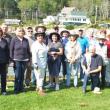 Plein Aire Painters at Ocean Point. From left, front row are Roger Milinowski, Margaret Canepa, Sarah Greenier, Susan Stranc, Betsy Lewis, Marjet Lesk, Tony van Hasselt, Corinne McIntyre, Gail Morrison; back row are Ken Carlson, Tom Whittle Daniel Shaw, Jacob Towle, Bobbie Heath, Jim Taliana, Sue Heil Kibbe, Celene Farris, Geoff Bladon, Sally Smith, Brenda Haley. Missing were Bob Grant, Roberta Goschke and Carole Palmer. JOHN EDWARDS/Boothbay Register