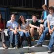 Ying Ying Brown, far left, of Dresden helped train these Wiscasset High School students as “ambassadors” for Chinese students. Students pictured, beginning second from left, are Alyssa Urquhart of Alna, Michaela Trudeau of Wiscasset, Logan Grover of Wiscasset, Cameron Mugnai of Alna and, in back, Cormac Walsh of Wiscasset.