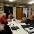 The Wiscasset Withdrawal Committee met with consultants at a meeting September 27. Pictured from left are Consultants Norm Higgins and Raymond Poulin, and Withdrawal Committee members, Selectman Jefferson Slack, Mary Myers, and Jason Downing. CHARLOTTE BOYNTON/Wiscasset Newspaper