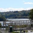 A closer view of the barn-to-be. SUSAN JOHNS/Wiscasset Newspaper