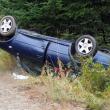 Jessica Carroll, 24, of Jefferson was able to get herself out of her vehicle, which rolled over on Monday morning. KATHY ONORATO/Wiscasset Newspaper