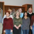Oratorio Chorale soloists include, from left, back row: John Zappe; Fred Chichocki; David Robbins; and John Todd. In the front row: Jenie Smith; Marian Dalton; Vivien Chinnapongse; and Ruby Shields-Morse. 