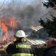 Assistant Fire Chief Dale Carlton, left, with Woolwich firefighter Glen Kirkpatrick. Courtesy of Paula Gibbs
