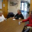 Boothbay Region YMCA's annual fund drive chairwoman Maxine Tourtillotte, Y spokeswoman Meagan Hamblett and Y executive director Andy Hamblett, discuss the drive and Tourtillotte's longtime membership with the organization. SUSAN JOHNS/Wiscasset Newspaper