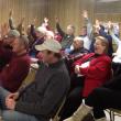 The vote against funding a sewer pump station design passes easily November 19, at a special town meeting in Edgecomb.