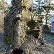 This old fireplace is still standing after nearly a century in Woolwich. It is what remains of the Montsweag Farm Tea Room. CHARLOTTE BOYNTON/Wiscasset Newspaper