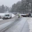 Due to the inclement weather, a truck slid off the road near the intersection of Route 1 and Route 27 in Edgecomb. By approximately 2:15 p.m., Lincoln County Sheriff's Office responded to the scene. Traffic was stopped as a tow truck pulled the vehicle out of the ditch. No damage or injury was reported and the truck left the scene after being freed. Traffic resumed as of 2:25 p.m. 