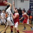 John Rines plays tough defense against Lisbon. KATHY ONORATO/Wiscasset Newspaper