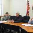 From left to right: Wiscasset Police Sgt. Kathy Williams; Betsy Pratt, Director of the Lincoln County Animal Shelter; Commission chairman William Blodgett; and Commissioner Mary Trescot.