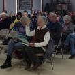 Alna voters make their wishes known during town meeting at the fire station. SUSAN JOHNS/Wiscasset Newspaper