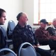 Mike Witte, third from left, is an Animal Damage Control Agent with the Maine Department of Inland Fisheries and Wildlife. He works with Bristol Animal Control Officer Kyle Emerson, left. JOHN MAGUIRE/Wiscasset Newspaper