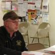 Edgecomb Fire Chief Roy Potter makes his case for a bigger budget this year at the April 1 meeting of the town's budget committee. Voters will make the final call at town meeting. SUSAN JOHNS/Wiscasset Newspaper