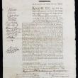 These documents appointing Edgecomb's Moses Davis a justice of the peace in Lincoln County in 1775 and 1781 will be up for auction June 1  and 2 in Thomaston. Courtesy of Thomaston Place Auction Galleries.
