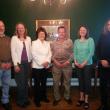 Attending retirement dinner are, from left, Arthur's son and daughter-in-law, Warren and Jan Richardson, his daughter, Linda, Arthur Richardson, granddaughter Cindy Farnham, and son, Michael Richardson. Courtesy of Liz Hall