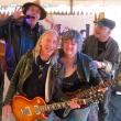 The Wicked Blues Band at a May 5 2013 benefit in Lisbon Falls. Front Row, from left: Patrick Ginnaty, Annette Rundall. Back Row, from left: Jason Simonds, Bill Rice. Courtesy of Taylour Daniello