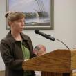 Town Planner Misty Parker tells selectmen about a proposed adult entertainment ordinance. SUSAN JOHNS/Wiscasset Newspaper