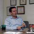 Alna Second Selectman Jonathan Villeneuve discusses a road issue at the June 11 selectmen's meeting. SUSAN JOHNS/Wiscasset Newspaper