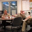 Executive Committee members report to the full LCRC. From left are Lisa Hunt, Secretary; Beth Printy, Financial Chairman; Peter Lawrence, Treasurer; and Stuart Smith, LCRC Chairman. Courtesy of Lincoln County Republican Committee