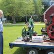 Richard Verney’s Sheepscot Digger is a regular feature of the Wiscasset and Round Pond Fourth of July parades. SUE MELLO/Boothbay Register