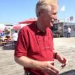 Sen. King is pictured here on an August 3, 2012 campaign visit to Wiscasset. SUSAN JOHNS/Wiscasset Newspaper