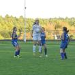 Brooke Carleton, center, jumps to corral the ball in front of a slew of Boothbay defenders. Carleton had one of Wiscasset’s nine goals Saturday, Sept. 28. BEN BULKELEY/Wiscasset Newspaper