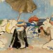 Ethel Louse Paddock “Afternoon at the Beach”