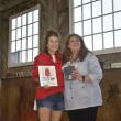 Chef Lori Mitchell accepting the Chef’s Award for Best Lobster Bite for Boothbay Craft Brewery. LISA KRISTOFF/Boothbay Register