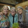 Visiting from MA : Martha Scott of Lexington and from Boston: Kate Trainor and Karen Kohler. LISA KRISTOFF/Boothbay Register