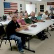 Residents fill the hearing room for the Sept. 18 special town meeting. PHIL DI VECE/Wiscasset Newspaper