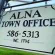 Alna town office sign 