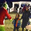 Boy meets the Grinch on the Boothbay Common. LISA KRISTOFF/Boothbay Register
