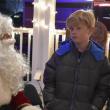 Meeting with Santa on the Boothbay Common. LISA KRISTOFF/Boothbay Register