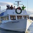 Santa and his entourage arriving by boat to Whale Park Dec. 7. FRITZ FREUDENBERGER/Boothbay Register