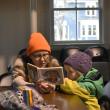 A reading session at the North Pole Express celebration. ISABELLE CURTIS/Boothbay Register