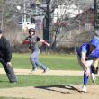 Seahawk Finn Harkins pitches against Hall-Dale May 20. FRITZ FREUDENBERGER/Boothbay Register