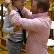 Getting help at the Grand March. FRITZ FREUDENBERGER/Boothbay Register