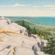 "Bald Rock," an example of Joseph Fiore’s representational work. Courtesy of the Falcon Foundation